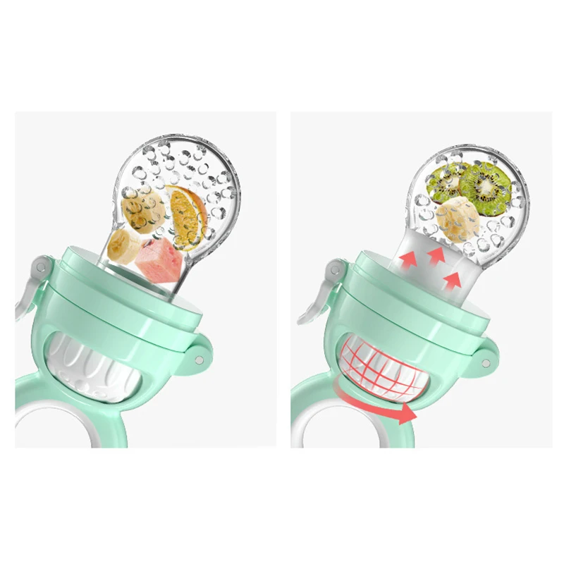 Baby cartoon funny fresh fruit feeder teether nutrition feeder baby food feeder fruit pacifier baby fresh fruit pacifier