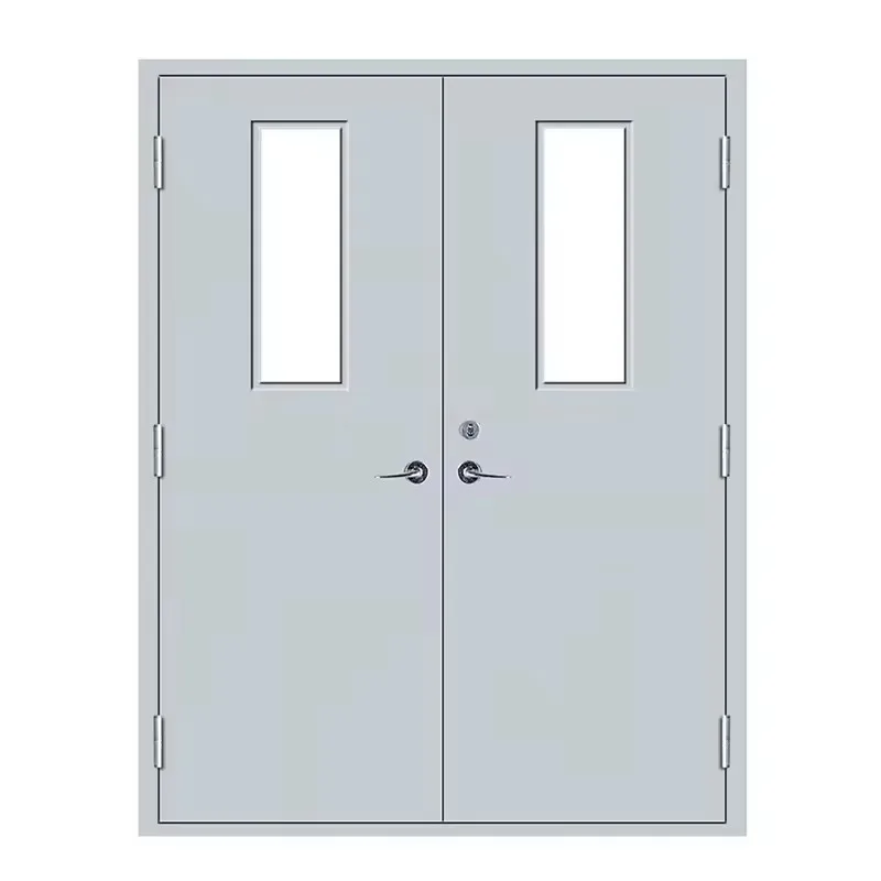 Fire-Resistant and Heat-Resistant Steel Doors with Side Opening for Public Spaces like Basement Stairwells