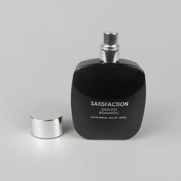 50 мл Белая Косметическая упаковка квадратная пустая стеклянная бутылка для духов