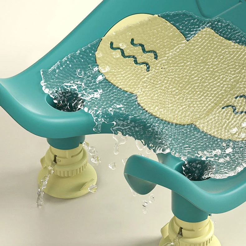 Newborn Baby Essentials Baby Bath with Soft Headrest Support for Infant Toddler Bath Seat Bath Accessories