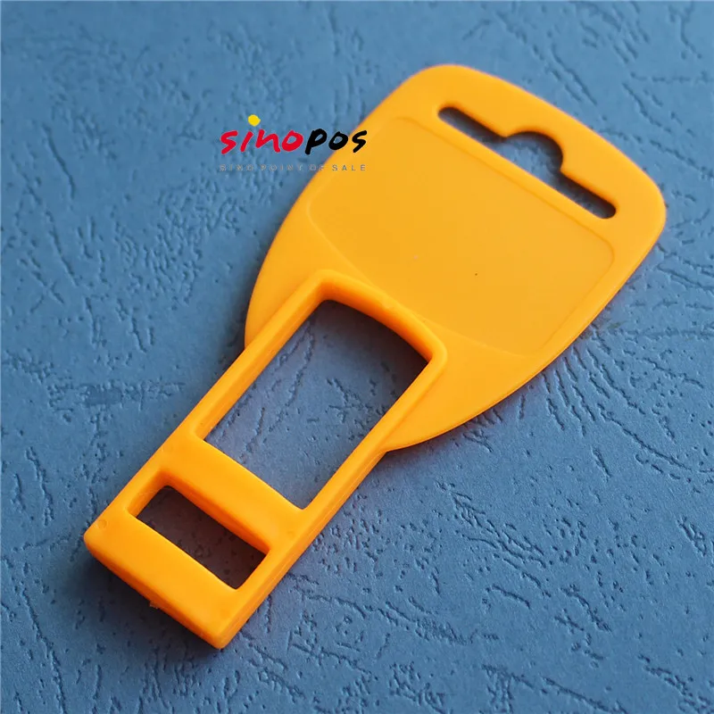 
100pack Screwdriver Euro Hanger 8.6cm, store reusable hardware tool hang tabs shop display hook flexible screw driver bit holder 