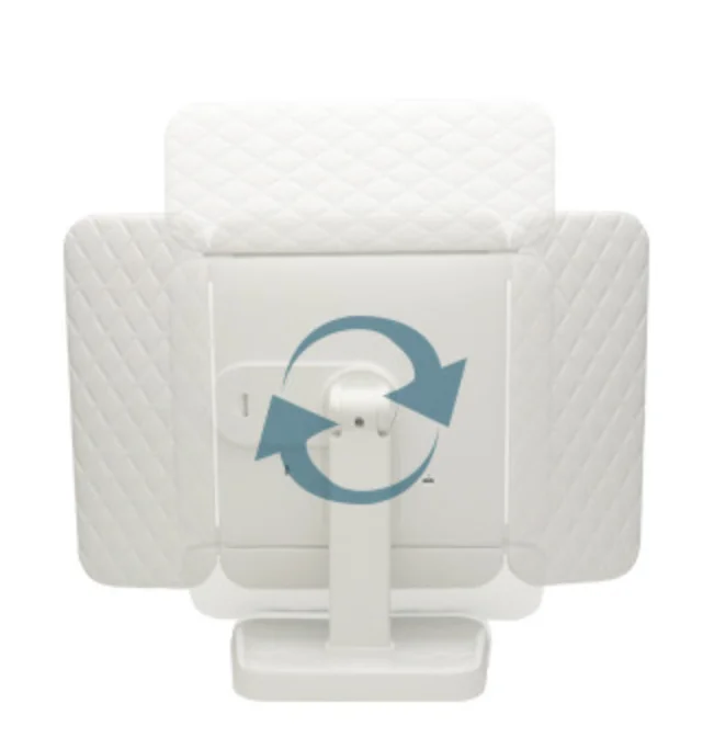 desk lamp three-sided folding touch sensor 180 degree rotating vanity magnifying wall mounted led foldable make up mirror