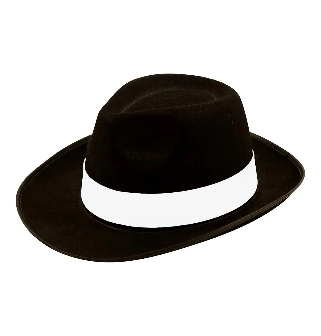 Gangster Hat Adult 1920s Fancy Dress Trilby Fedora Al Capone Gatsby Accessory