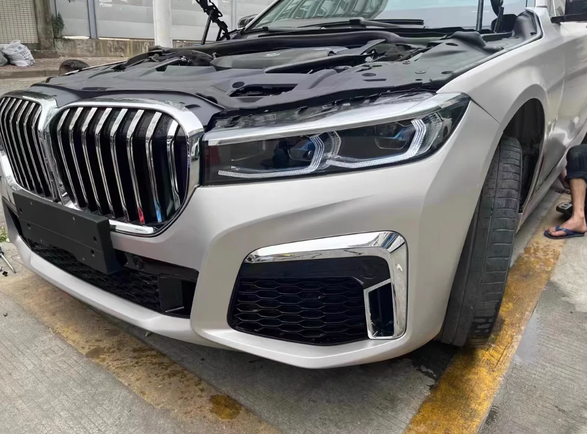 7 Series G11 G12 Upgrade into G12 M760 lci Style Bodykit with Front rear bumper hood side skirt Headlamp Tail lights