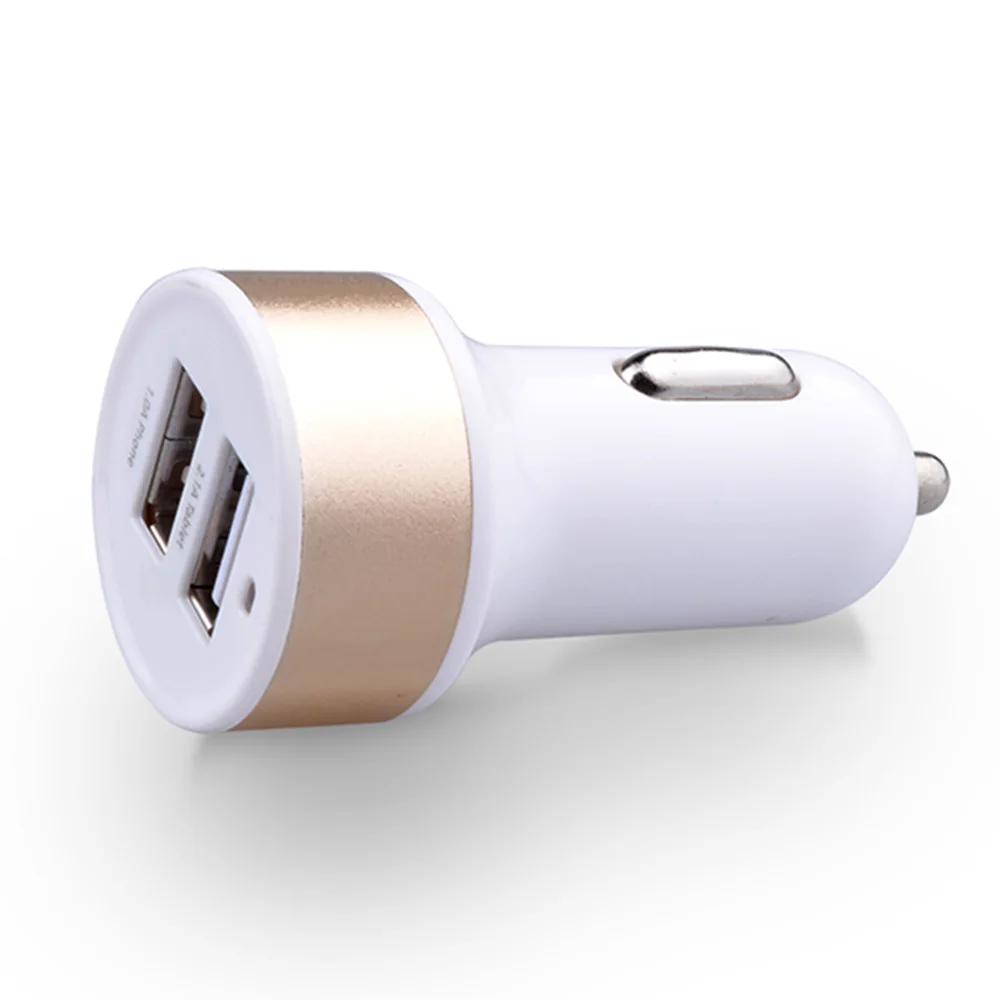  Автомобильное зарядное устройство с двумя USB-портами 5 в 2 1