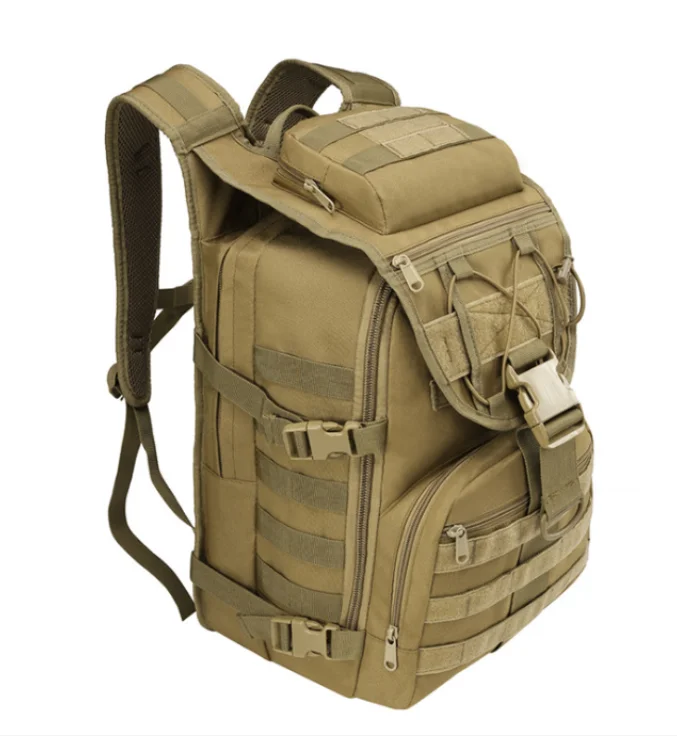 Large Assault Pack Molle Bug Out Bag Water-proof Solid 35L Assault Pack Molle Bug Out Bag Hiking Bag Backpack