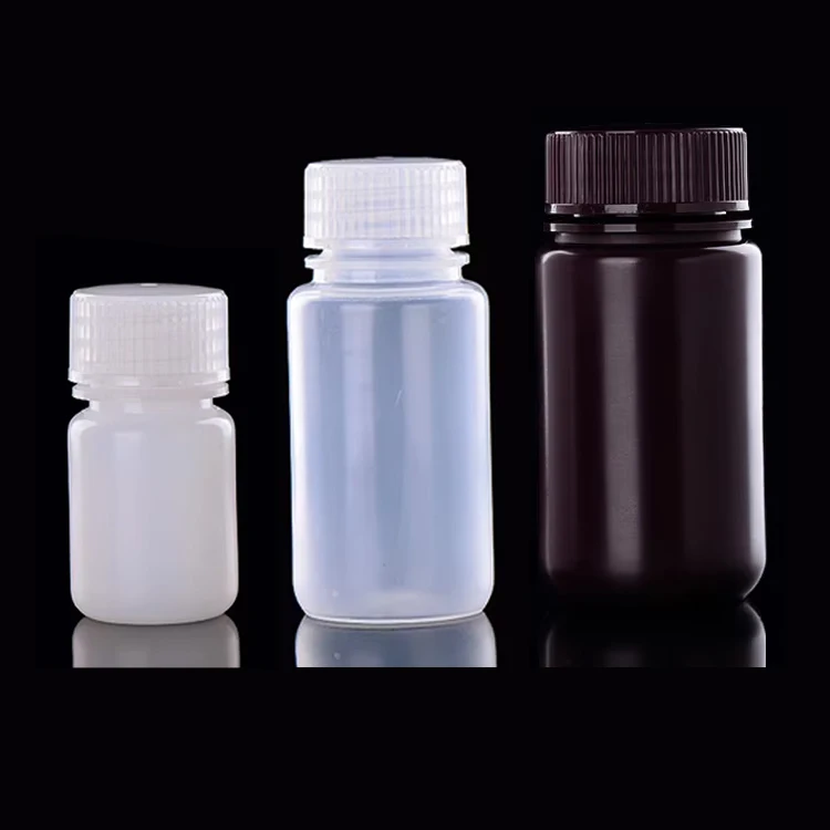 PP Plastic Reagent Bottle Polypropylene Laboratory Chemical Sampling Bottle Sealed Sample Dispense Bottle