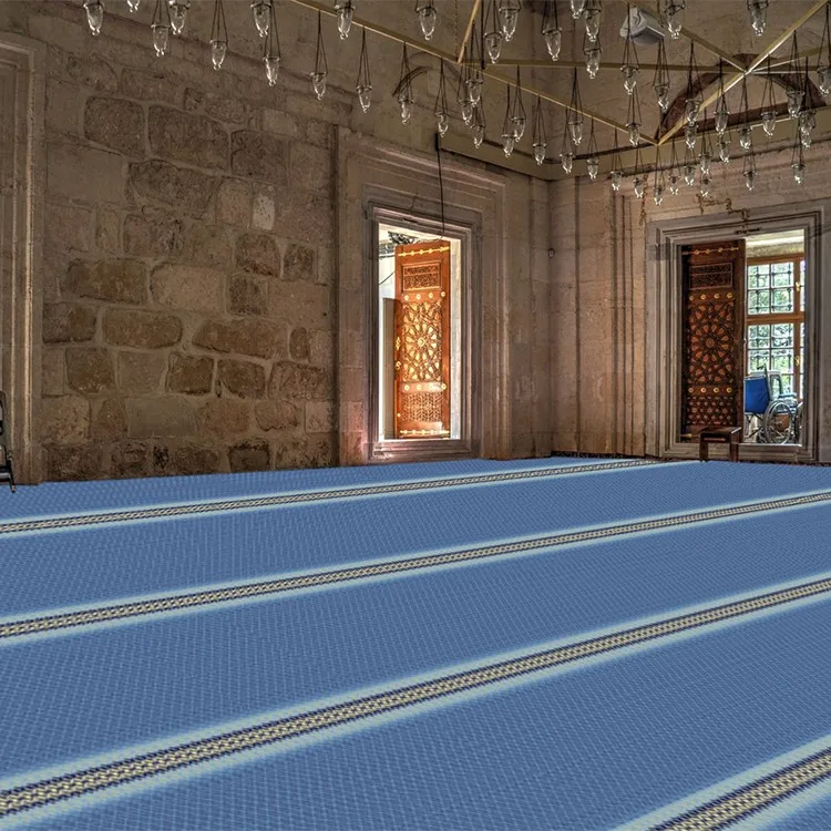 Muslim Wall To Wall Prayer Carpet Roll Nylon Printed Islamic Mosque Wilton Hallway Carpet