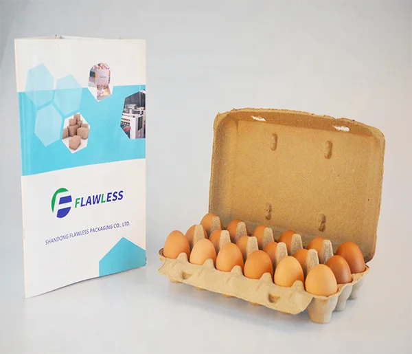 Бумажная целлюлозная коробка для яиц, биоразлагаемая целлюлозная коробка для яиц для домашней птицы