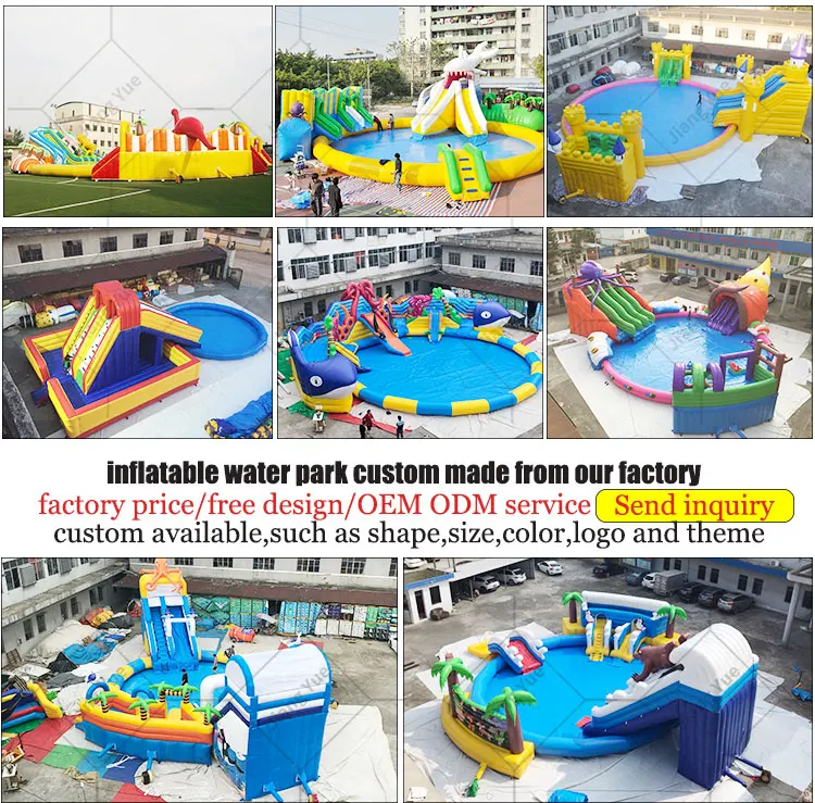 Summer Hot Sale Water Playground Fun Manufacturer Inflatable Water Park For Adults