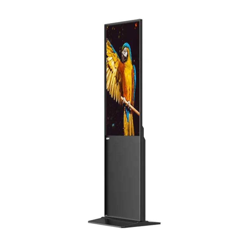 Floor standing android windows lcd advertising player digital touch screen signage display