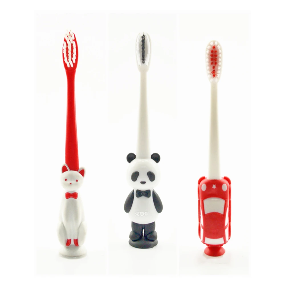 Toothbrush for kids cepillo de dientes with suction base design training toothbrush for children tooth brush for babies