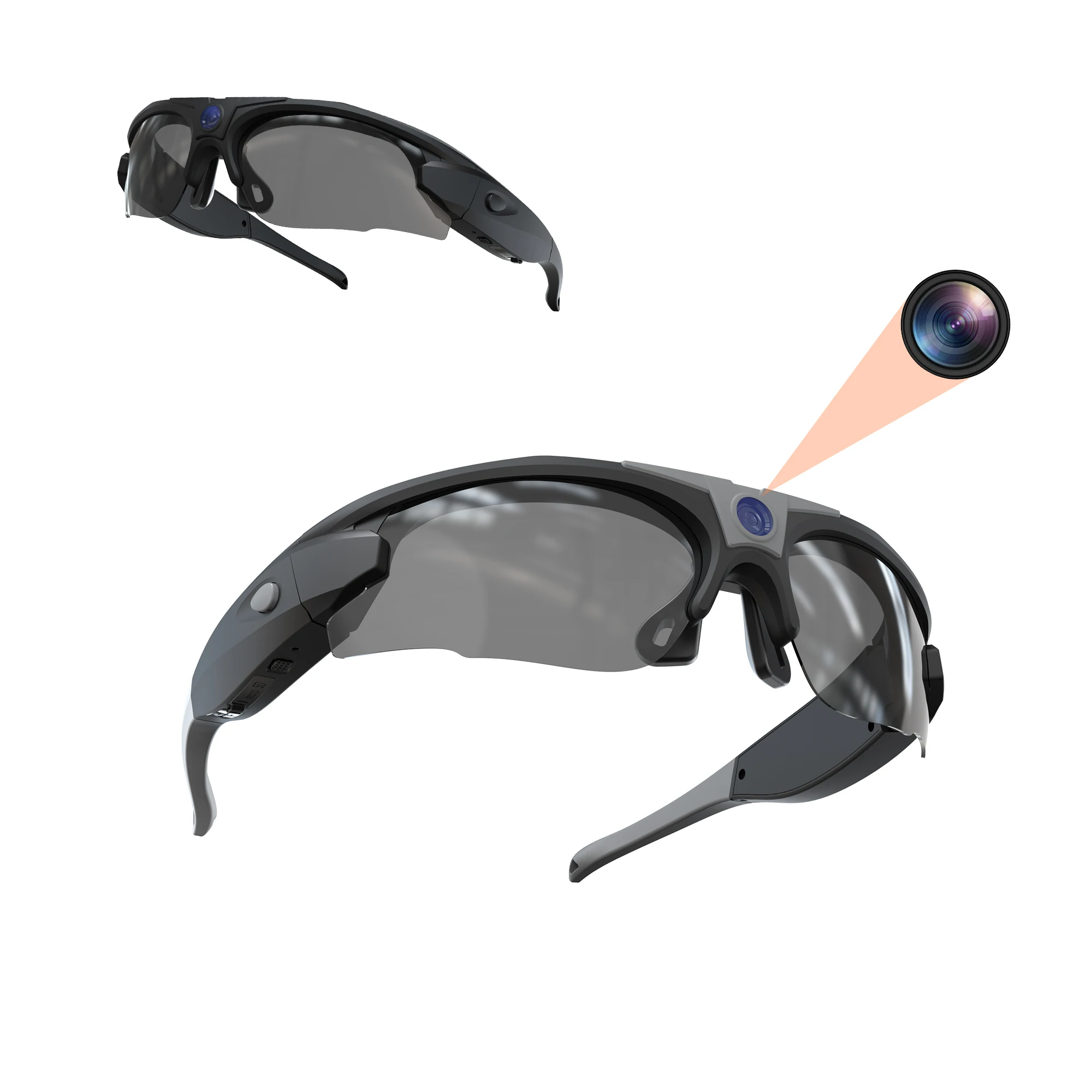 Full HD 1080P Video Photo Wifi Glasses Sunglass Camera with UV Protection Eyewear For Sport Traveling