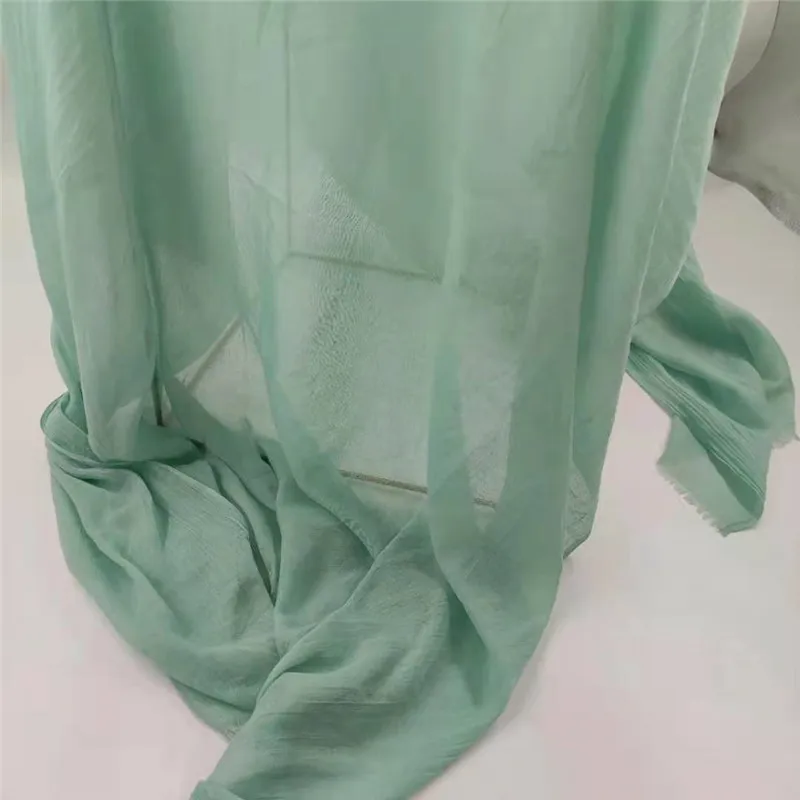 2021 long plain dyed scarf voile fabric new soft light 2021 bawal tudung muslim women