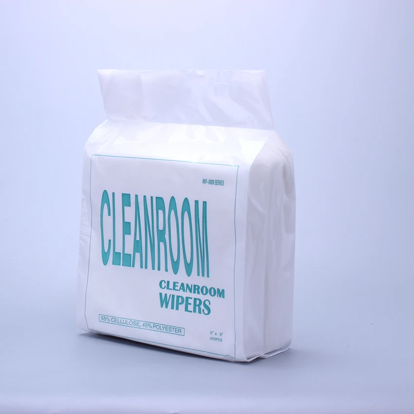Disposable Industrial cellulose polyester dust-free 0609 cleanroom cleaning wiper Cleanroom Paper Wiper for electronic cleaning