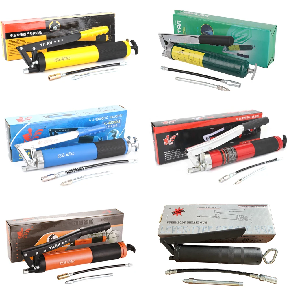 High pressure many types 400cc/600cc/900cc grease gun for vehicle tools