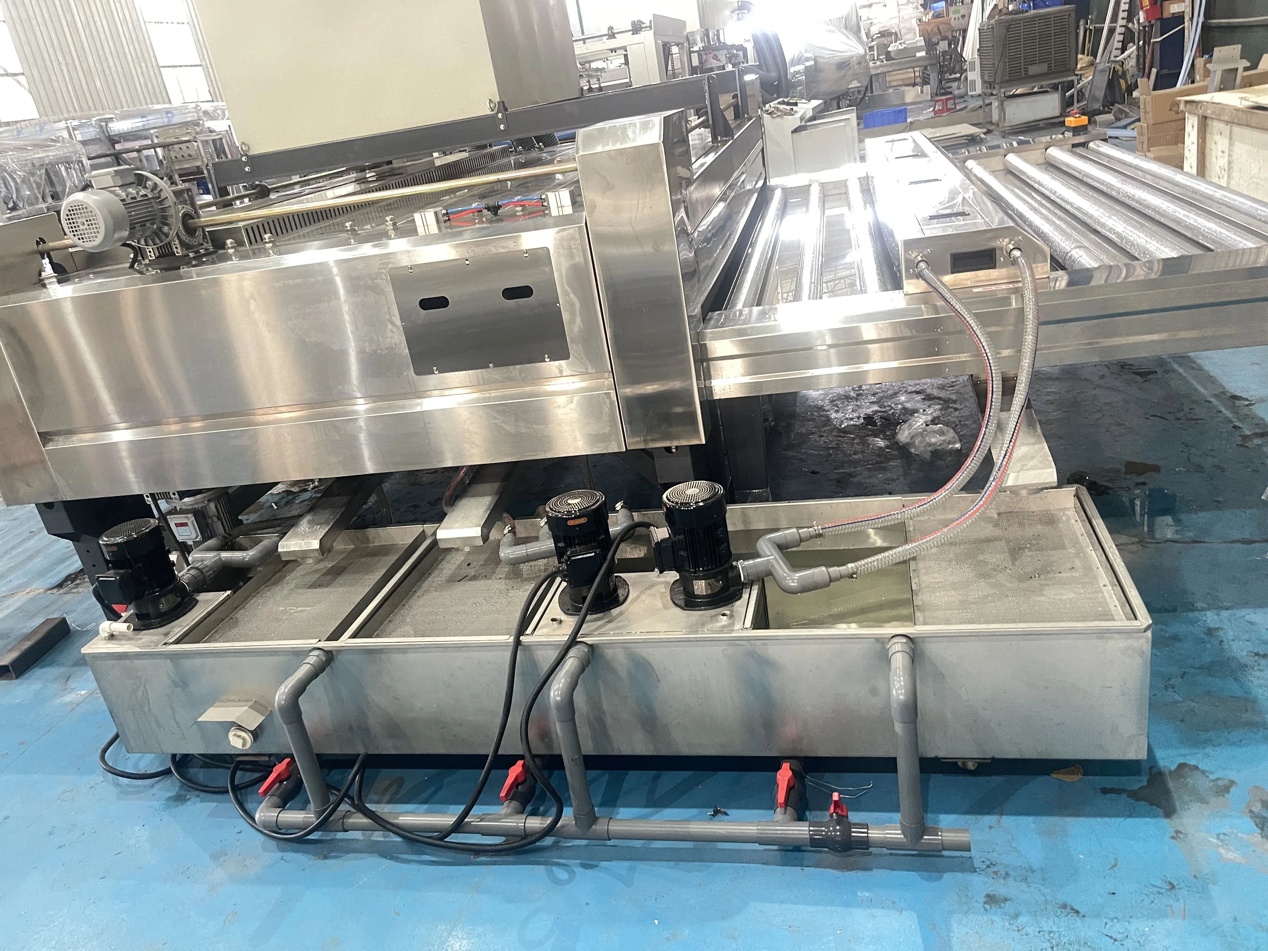 Horizontal flat tempered Glass Making Machine Line washing Drying Machine glass Door Hollow Glazing Glass Washing Machinery