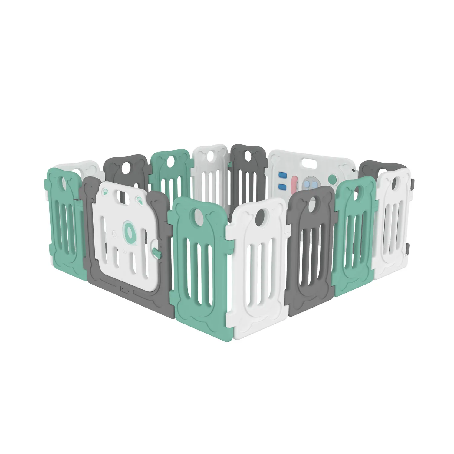 HDPE Q baby playpen large safety protective barrier household fence for children and toddlers