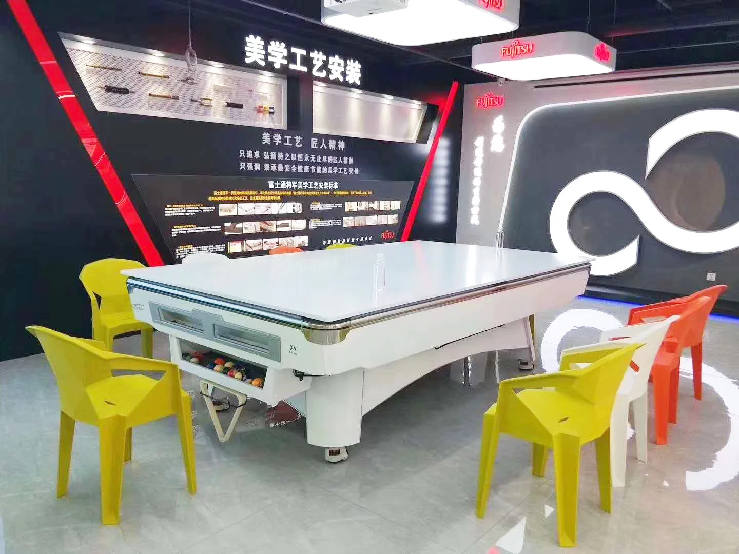 TQZ-01 Quality Slate Solid Wood  Table Tennis Billiard table8ft 9ft with Rubber Cushion Leather Pocket for Clubs for Pool Sports