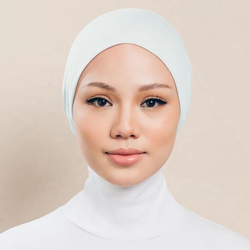 2021 new design hijab high quality modal hijab snow cap back closed inner hijab bonnet