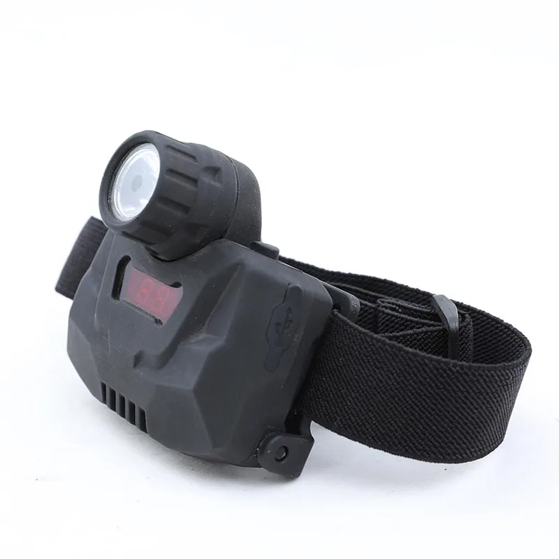 Factory price  Recyclable PVC headlamp flashlight headlamp led rechargeable