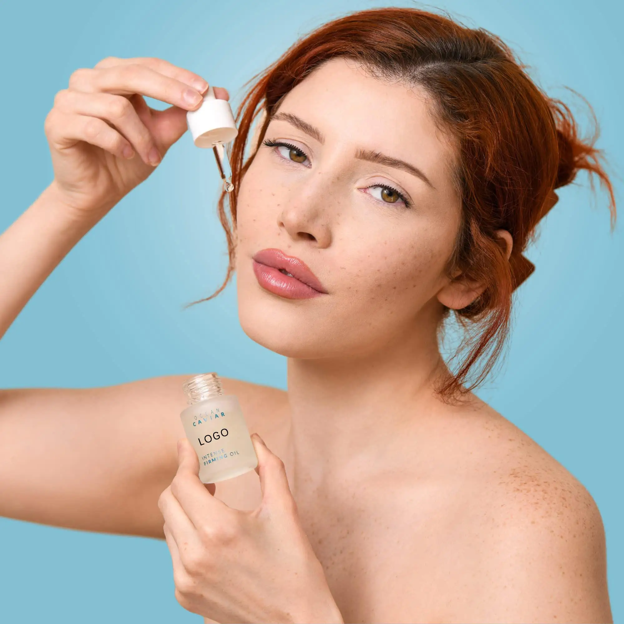 Caviar Intense Firming Oil Anti Aging Face Tightening Serum with Vitamin E - Reduce Fine Lines and Firm Lift Skin - OEM/ODM