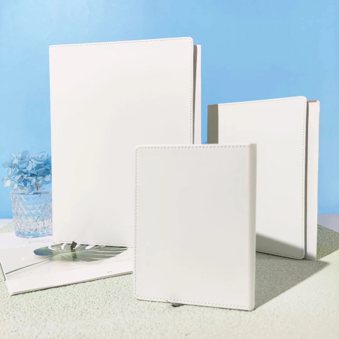 Wholesale A4 A5 A6 sublimation blank notebook custom printing diary notebook planner journal notebook PU leather binder covers