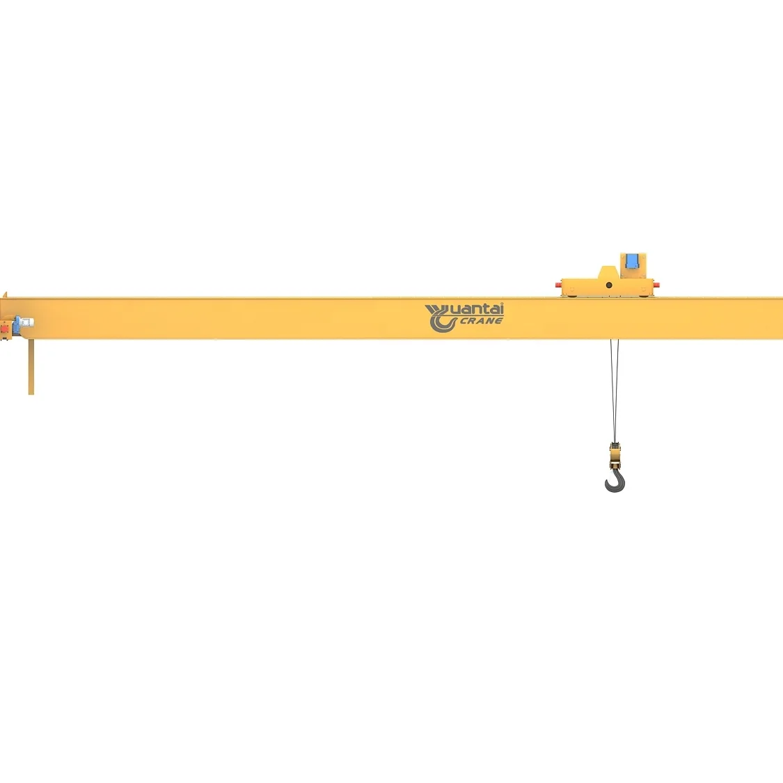 80 ton heavy duty double girder overhead crane with hoist trolley