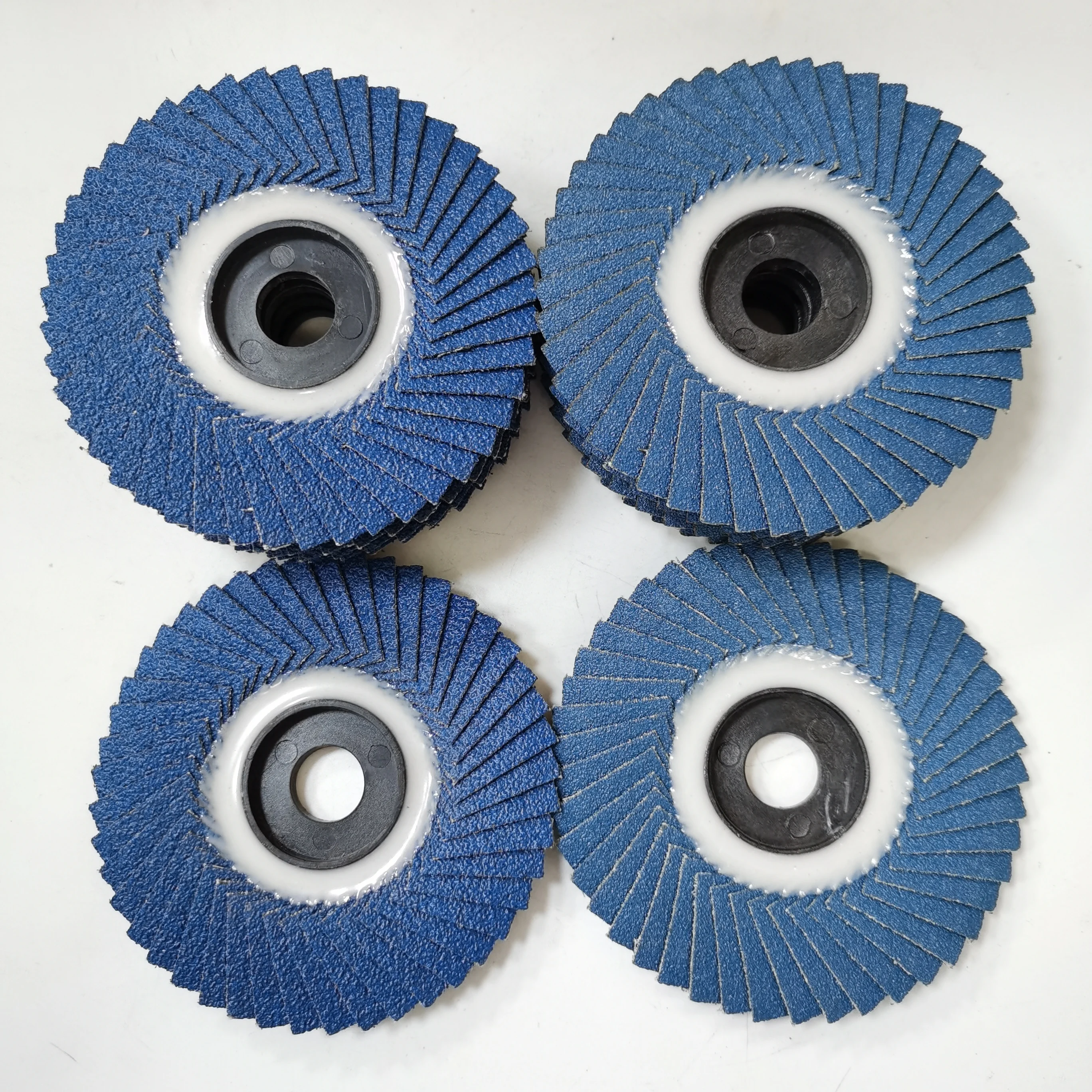 abrasive tools korea flexible flap disc zirconia sanding semi flap disc stainless steel 100mm machine