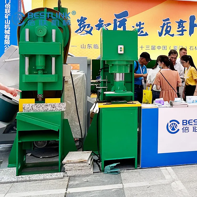 Granite Pressing Splitting Stamping Machine for Recycling Stone Waste From Xiamen Bestlink Factory