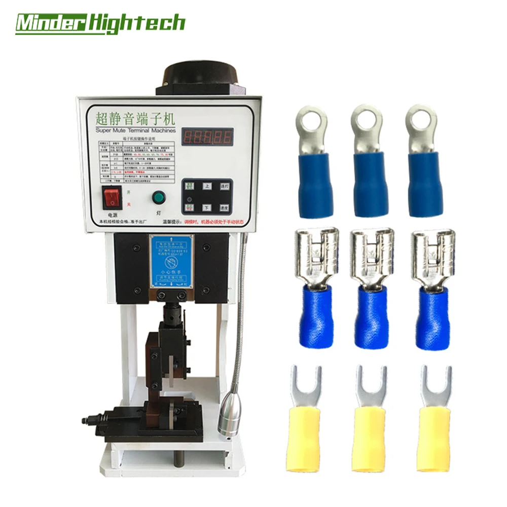 Semi Automatic Pneumatic IDC/IDE Flat Ribbon Terminal Wire Crimping Machine FPC / FFC Cable Crimper