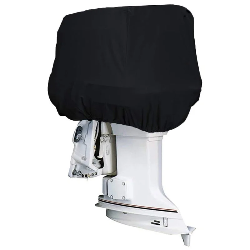 600D Heavy Duty Motor Hood Cover Outboard Engine Cover Fits Motor Up to 20Hp