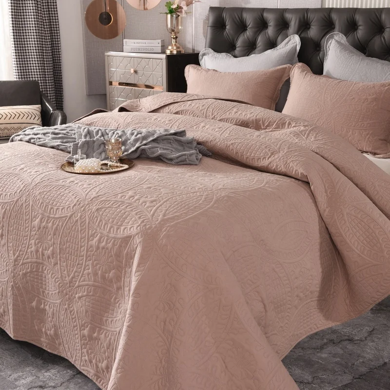 3pcs/Set Bedding Sheet Sets Blanket and 2PCS Pillow Cover Bedspread Sets Polyester Fabric