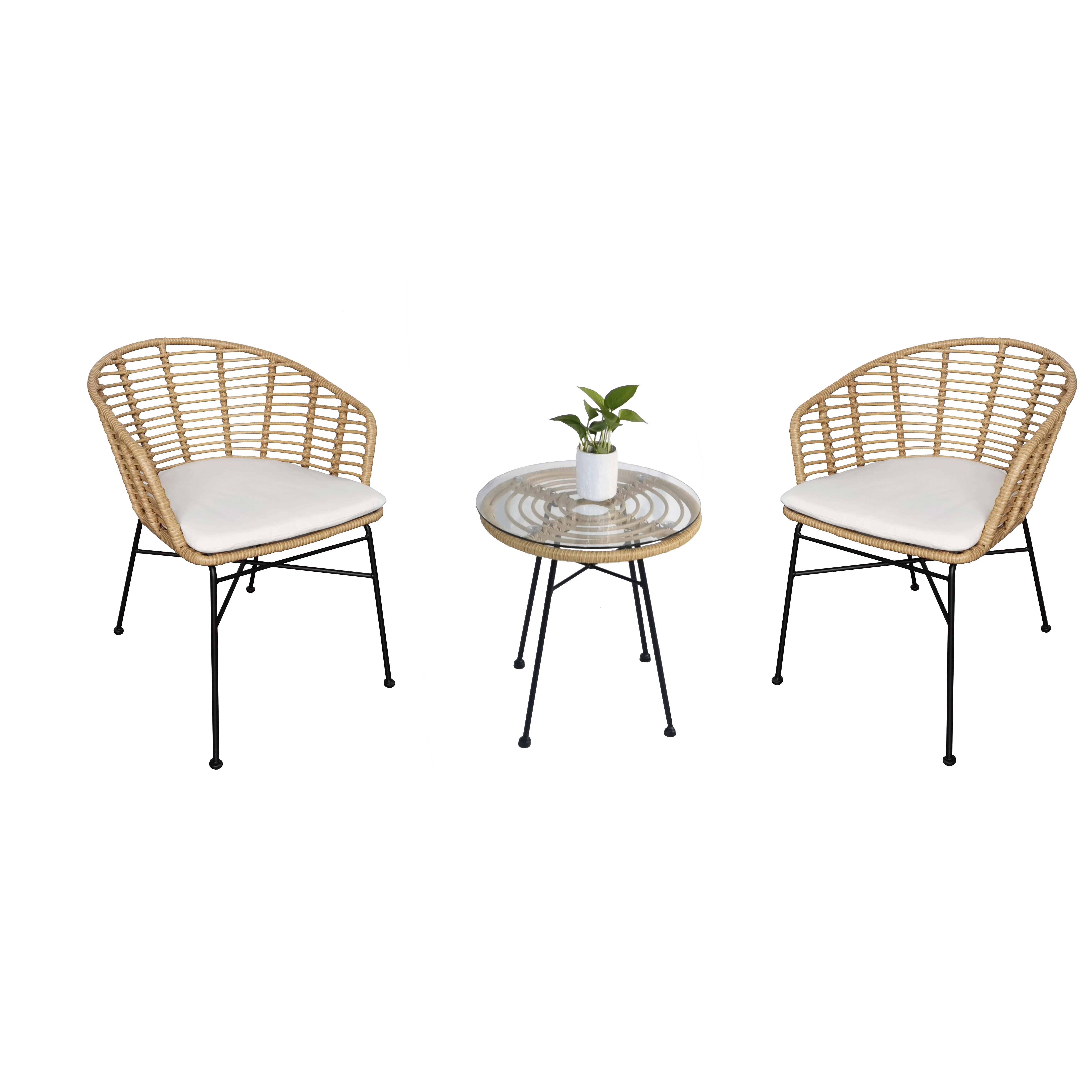 TW8781 Outdoor Modern Garden Furniture Rattan Dinning Chairs garden rattan chairs wicker rattan Dining chair