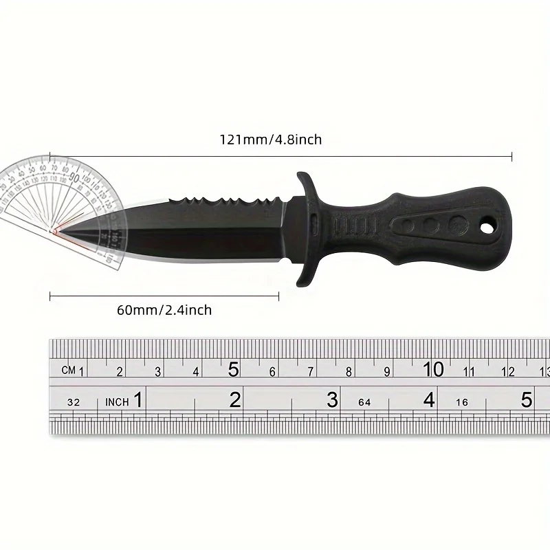 Outdoor Mini Knife Portable Self Defense Knife Camping Survival  Small Straight Neck Knife