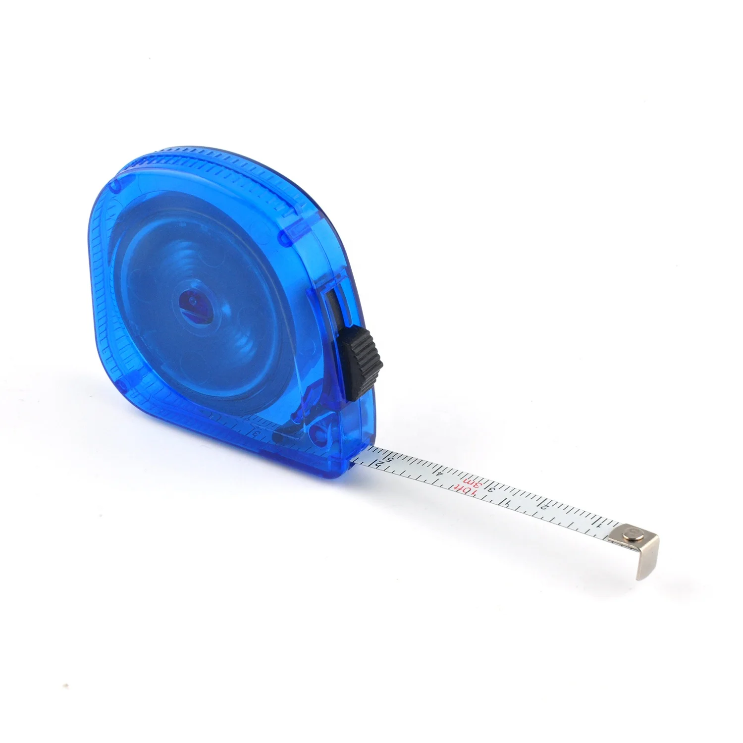 Wintape Cheap  10 Feet Mini Transparent Plastic Shell Steel Flexible Rule Retractable Dust Resistant Steel Tape Measuring