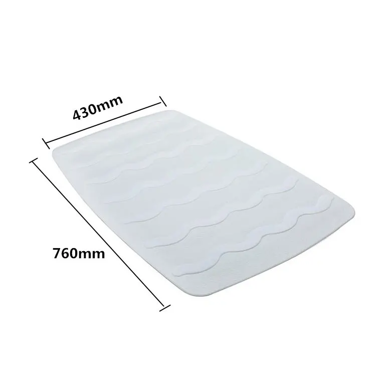 Hot Sale Multifunctional Bathroom Door Shower Water Absorbent Rugs Easy Cleaning Soft Non-Slip Rubber Bath Mat