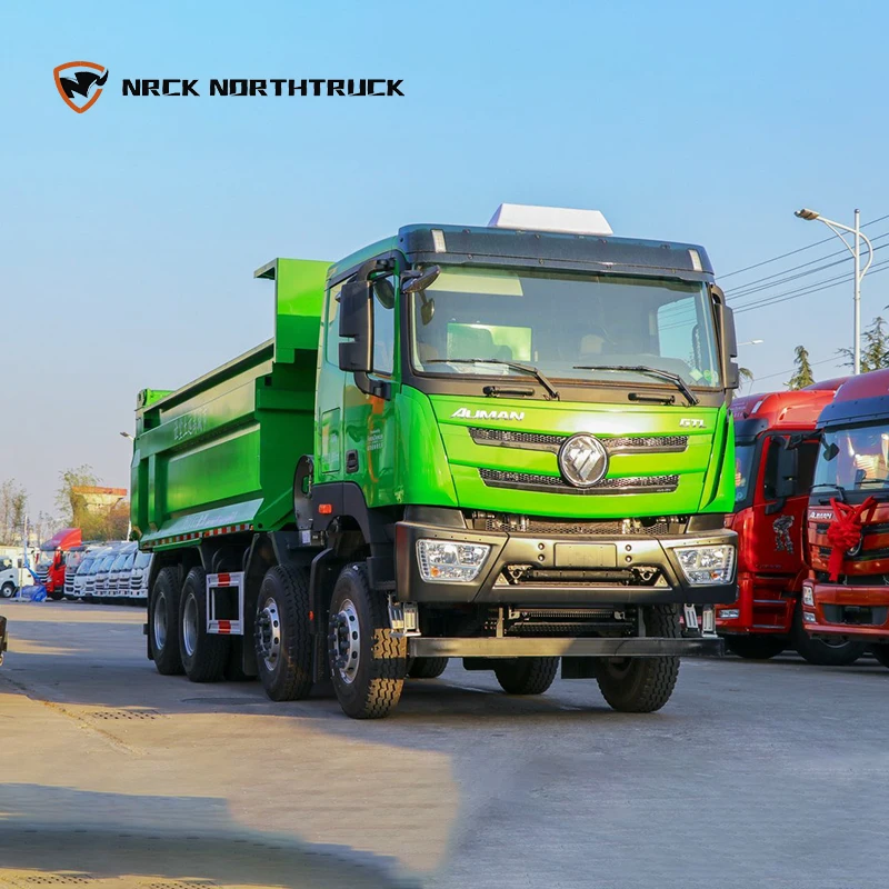 Foton Auman Gtl Heavy Truck Luxury Version 440HP 8X4 5.4m LNG 12 Wheel Dump Truck