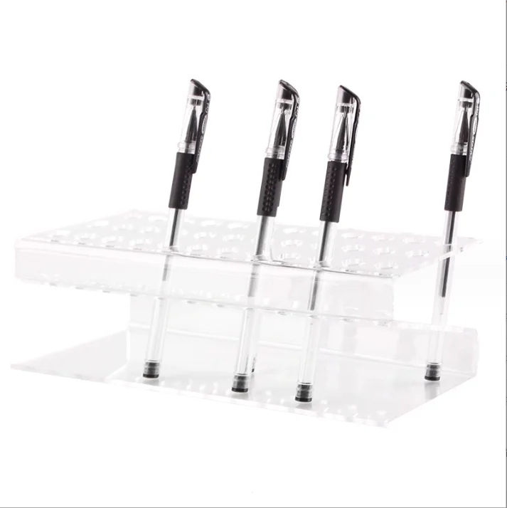 Factory Direct Sales S-Style Acrylic Pen Holder Display Stand All Kinds of Pen Shelves for Stationery Store Display Racks