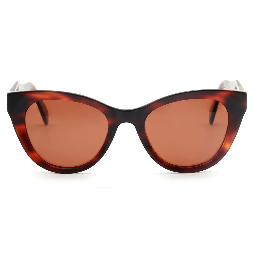 Fashionable Thickness Acetate Frame Sunglasses Polarized Lens Hand Made Quality Luxury Sunglasses