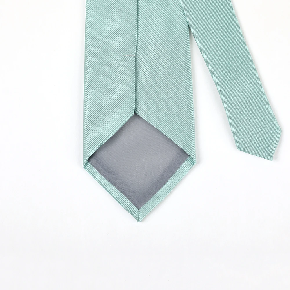 China Necktie Manufacturer Formal Styles Cheap Polyester Microfiber Neck Tie Pure Handmade Solid Color Men Turquoise Tie