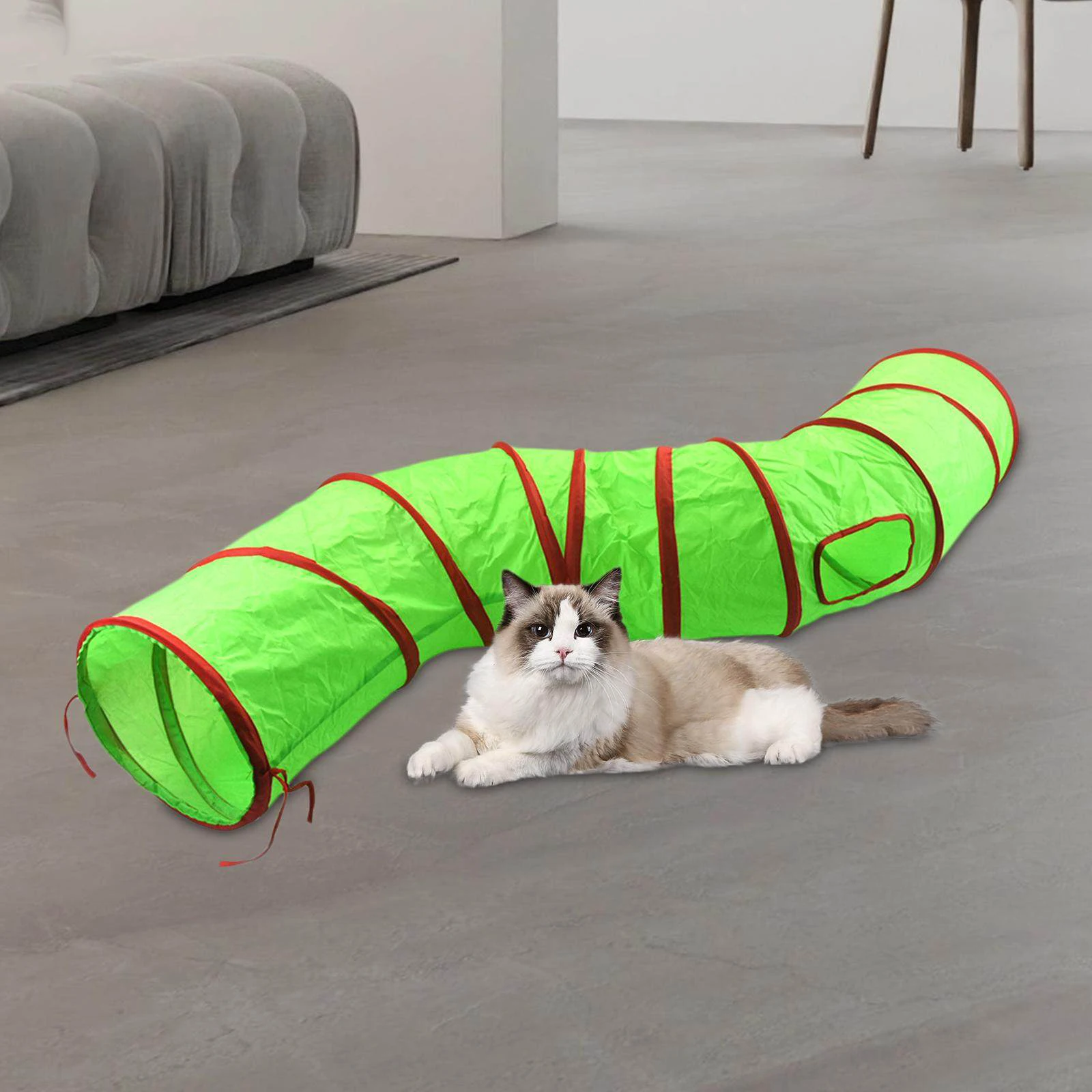 Type S The Cat Plays With The Tunnel Tunnel Track Roller Dragon Pet Toy