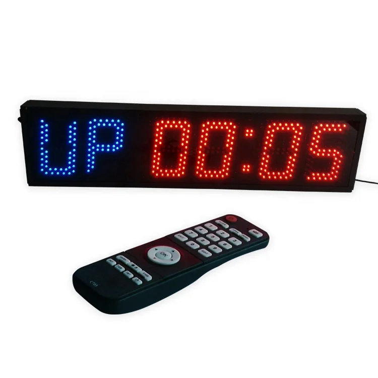 PeakPower 6 Digit 5 Inch LED Digital GYM Interval Timer