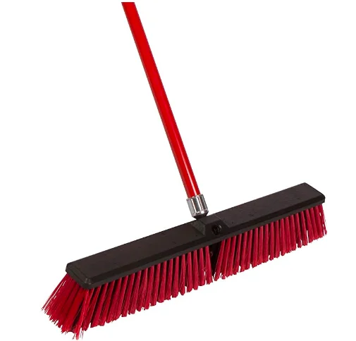 2021 New Design Arrived Large 24' Multi-Surface Push Broom with Alloy Handle