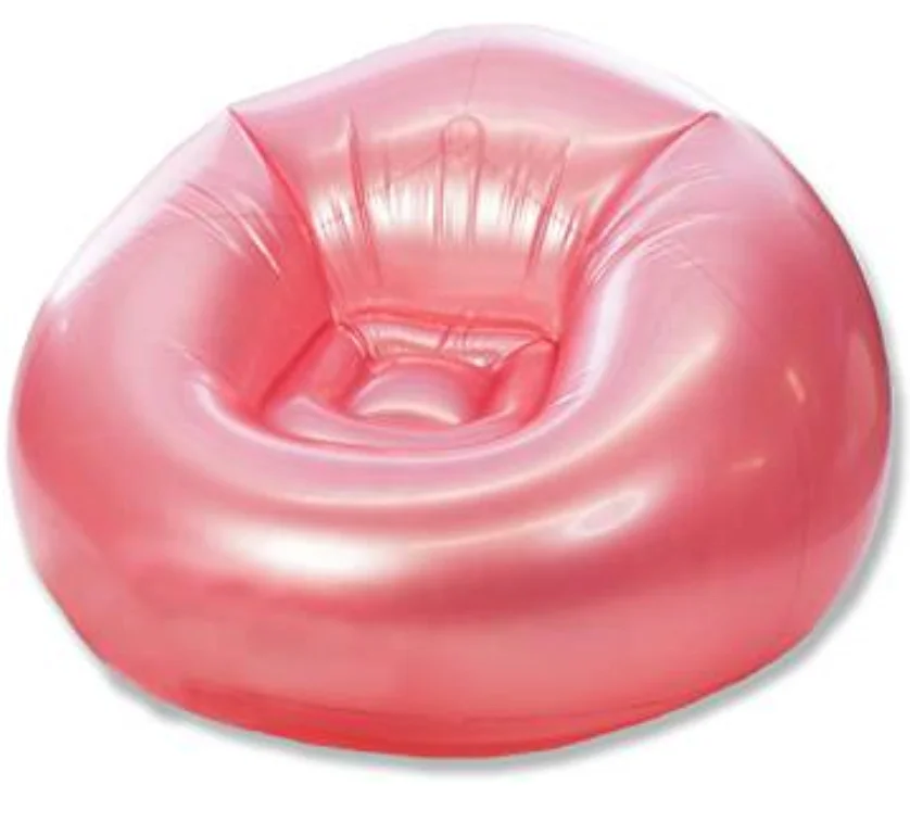 Inflatable Chair (Transparent Clear) sofa Perfect for Kids  or Adult and Kids Cheap Transparent PVC Inflatable promotion gift