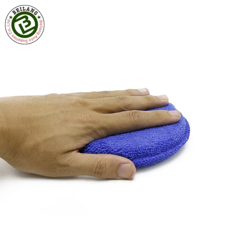 Factory microfiber polishing pad cleaning wax applicator pad
