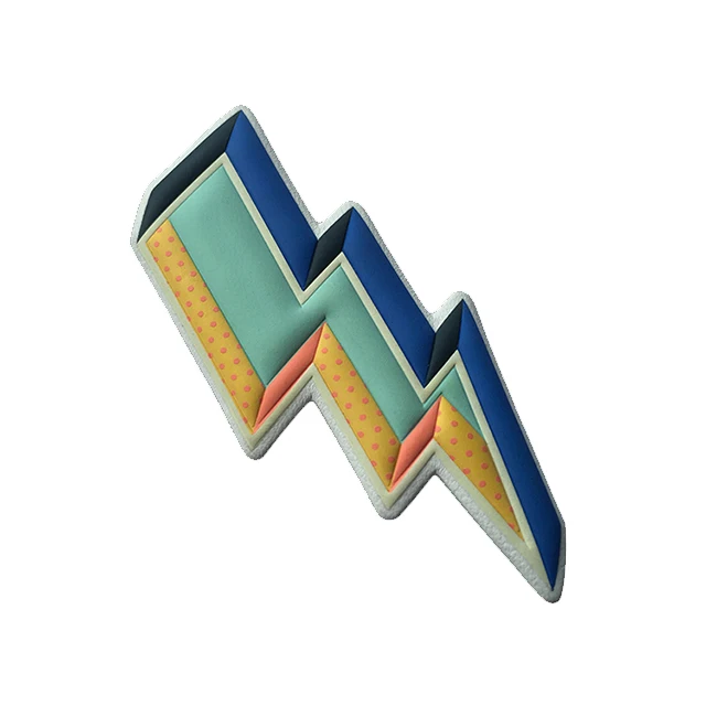 Customized Reflective Logo Printing Branding Embossed Tpu Badge