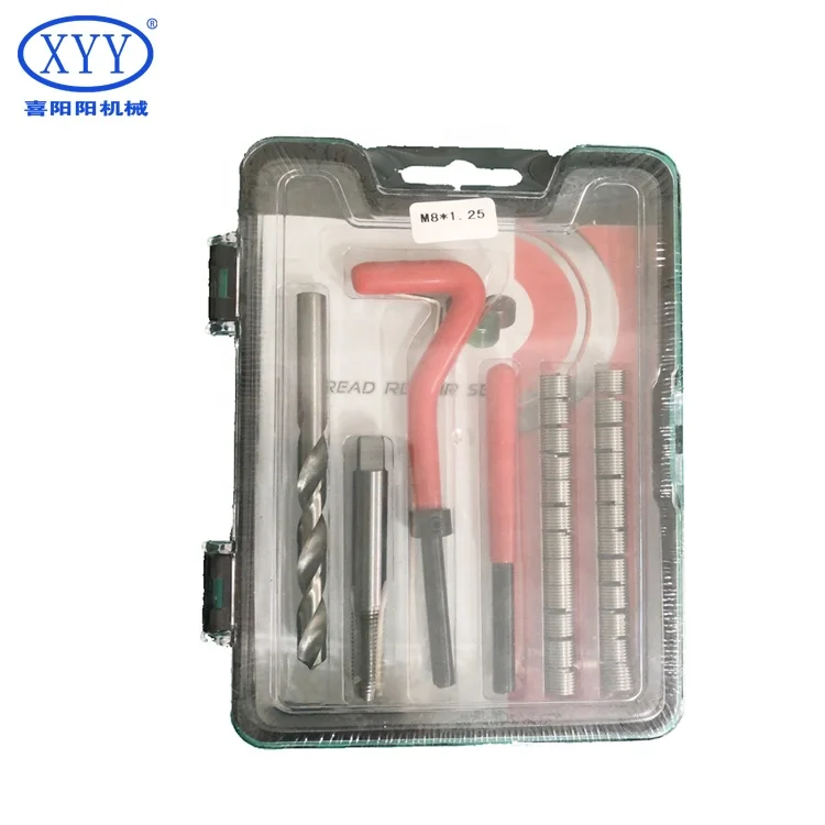 Stainless Steel M3*0.5 Auto Repair Tool Set with Bit Customizable OEM Hand-Power Source 1-Year Bucket Box Warranty