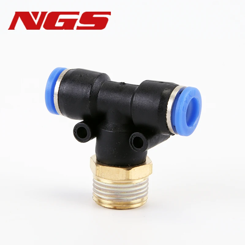 PE Series Pneumatic Plastic One Touch Quick Connect Push Tube Fittings