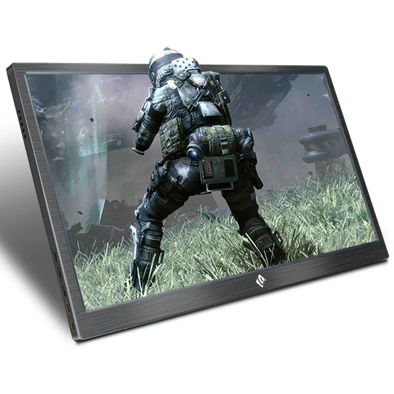 Portable monitor 17.3 inch 1920*1080 Built-in battery full HD with Type-C USB for expand mobile PC laptop game screen